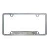 El marco de matrícula de aleación de aluminio y acero inoxidable regulado por EE. UU. de venta caliente transfronteriza admite una variedad de procesos LOGO