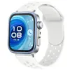 Adequado para Pulseira Huawei Band Fit 5 Pro, Pulseira de Silicone Cor Sólida Estilo Perfurado, Pulseira Huawei Fit4/3