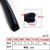 Tira de Aço em Forma de U com Espuma Superior e Tira de Vedação Lateral de Espuma, Gabinete de Controle Elétrico à Prova de Poeira, Caixa Elétrica, Gabinete, Tira de Borracha para Porta de Carro, Resistente a Altas Temperaturas