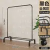 Tendedero de balcón, tendedero móvil de pie con ganchos, almacenamiento para dormitorio, tendedero de doble barra