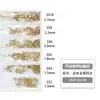 Paquete de 6 Diamantes de Grado Comercial Nacional 1440 Piezas Fondo Plano Rhinestones de Vidrio Ss3-Ss10 para Decoración DIY de Teléfono y Accesorios para Uñas