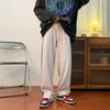 Pantalones de primavera y otoño para hombre, pantalones deportivos de moda, moda nacional, pantalones rectos holgados de pierna ancha, estilo Hong Kong, marca de moda ins, pantalones casuales