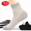 Calcetines de verano para hombre Langsha, ultra delgados, transpirables, de malla de algodón, desodorantes, calcetines finos de algodón para verano, de longitud media hasta la pantorrilla, para primavera y otoño