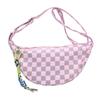 Bolso cruzado liso de gofre para mujer, moderno, diario, versátil, gran capacidad, monedero, bolsa para teléfono móvil, bolso de hombro