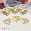 Accesorios de joyería para las orejas DIY, pendientes personalizados de moda barrocos abstractos redondos con forma de corona de amor, material para pendientes colgantes