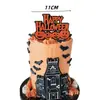 Nova Decoração de Halloween Feliz Halloween Decoração de Bolo em Acrílico Suprimentos para Festa Layout de Fantasia