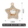 Colgante Estrella KC Oro Hueco DIY Collar Pulsera Dijes Accesorios de Joyería Venta Directa de Fábrica Lote Mixto Disponible Transfronterizo