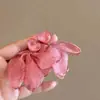 Pendientes de Pétalos Estilo Vacaciones de Verano en la Costa, Femeninos, de Alta Gama, Pendientes para Adelgazar la Cara Redonda, Pendientes Dulces como de Hada