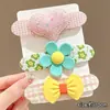 Pegatinas Mágicas Lindas de Dibujos Animados para Niñas para Organizar el Cabello Suelto y el Flequillo, Pinzas para el Cabello que No Dañan el Cabello para Niñas Pequeñas