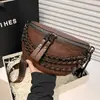 Bolso bandolera de alta calidad con estampado de piedra, nuevo y moderno bolso de cintura 2024, bolso cruzado versátil estilo ins, bolso de hombro único para mujer