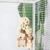 Juguetes para Loros, Bolas de Ratán, Bloques de Madera, Mazorcas de Maíz, Fruta de Estrella, Juguetes para Pájaros para Aliviar el Aburrimiento, Entretenimiento para Desgastar el Pico, Cuerdas para Masticar, Suministros para Jaulas de Pájaros