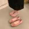 Mocasines para Mujer, Zapatos Planos de Ballet, Zapatos de Suela Blanda para Primavera y Verano, Zapatos Plateados Individuales, Nuevo Estilo Francés, Suave Nuevo Estilo Chino