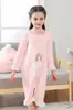 Camisola de menina algodão fino princesa bebê crianças pequenas médias e grandes macacão pijama mãe e filha pai e filho vestido de casa