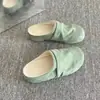 Mules fechadas populares estilo Birkenstock retrô para mulheres, novos sapatos casuais slip-on preguiçosos de outono de 2026 para mulheres