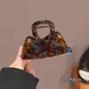 Presilha de Garra Triangular com Estampa de Leopardo em Acetato para Mulheres, Presilha Tubarão Novo Estilo 2025, Presilha de Cabelo de Alta Qualidade para Penteados Semi-Presos na Parte de Trás da Cabeça