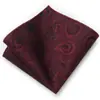 Venta Directa de Fábrica Más Vendido Traje de Negocios Jacquard Rayado Floral de Alta Densidad para Hombre Pañuelo de Bolsillo Ahora Disponible
