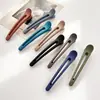 Presilha de Cabelo Bico de Pato Oversized de 12CM para Maquiador Acessório de Cabeça Presilha de Cabelo Infantil Sem Marcas Franja Lavar o Rosto