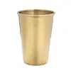 Vasos de cerveza de acero inoxidable 304 al por mayor, grado de restaurante, resistentes a caídas, adecuados para jugo y bebidas frías, para uso en casa, restaurante y bar, vasos de agua de una sola capa