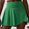 Saia-Shorts de Tênis Cross-Border com Sensação de Segunda Pele, Secagem Rápida, para Mulheres, Tamanho Grande, Elástica, Anti-Exposição, para Yoga, Fitness, Corrida, Esportes