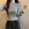 Camiseta base de algodón modal para mujer, cuello redondo, hombros normales, manga larga, nuevo modelo otoño e invierno 2026, alta elasticidad, corte ajustado, adecuada para capas, disponible para venta al por mayor