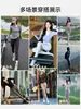 Pantalones de yoga sin costuras de cintura alta para mujer, control de abdomen, antideslizantes, ajustados, pantalones de tiburón de nueve puntos, secado rápido, elásticos, adecuados para correr y Pilates
