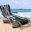 Funda Rayada Transfronteriza para Silla de Playa Microfibra Costera Funda para Sillón de Playa Toalla de Playa de Secado Rápido Piscina Cojín para Sillón