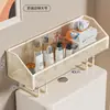 Estante de Almacenamiento Encima del Inodoro, Estante Específico para Baño Sin Taladro, Solución de Almacenamiento Multifuncional para Baño, Estante de Almacenamiento para Inodoro