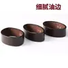 Hebilla de Cinturón de Cuero para Hombre Bucle Sujetador Llavero Anillo de Cuero Sujetador Anillo Circular Accesorio 4 cm de Ancho