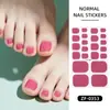 Película de Esmalte de Uñas de Color Sólido Nueva Transfronteriza Zhengxiang Pegatinas para Uñas Popular en Amazon Pegatinas para Uñas de los Pies Pegatinas Adhesivas para Uñas Europeas y Americanas