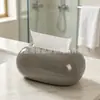 Caixa de lenços simples e elegante, caixa de lenços criativa para mesa de uso doméstico para sala de estar e quarto, com um toque de luxo