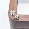 Unha de Osso da Orelha Cruzada de Liga de Titânio F136 Zircônia Cruz Estrela Implante Grau G23 Joia de Piercing de Titânio Unha do Lóbulo da Orelha Unha