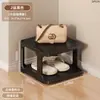 Sapateira multicamadas para hall de entrada, armário de sapatos pequeno e estreito para uso doméstico, adequado para apartamentos de aluguel e dormitórios, pequeno rack de armazenamento, novo modelo 2026