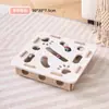 Juguete para Gatos Gadget de Autoentretenimiento para Gatitos, Laberinto Rompecabezas para Gatos Mascotas, Caja de Fieltro con Función de Perforación, Juguete de Bola con Cascabel para Gatos