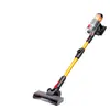 Aspiradora Inalámbrica 450W Alta Potencia de Succión Eliminación de Ácaros de Mascotas Aspiradora Vertical Potente Cepillo Limpiador con Recolección Automática de Polvo