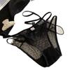 Hechicera Morada* Ropa Interior de Encaje para Pestañas Sexy Estilo Japonés para Mujeres Puro Encanto de Lujuria Calzones Versátiles Transpirables y Amigables con la Piel para Mujeres