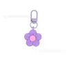 Llavero con Forma de U de Flores y Frutas Colgante de Goma Suave de PVC Encanto Creativa para Bolso Llavero de Dibujos Animados Pequeño Regalo"