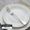 Estilo Nórdico Acero Inoxidable 304 Acabado Espejo Cubiertos Occidentales de Cuatro Piezas, Vajilla Estilo Ins Set de Cuchillos para Steak