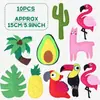 Kit de Costura para Educación Temprana Infantil Animales de la Selva Kit de Manualidades DIY de Fieltro Juguetes Soporta Personalización