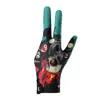Guantes de Billar, Antideslizantes, Resistentes al Desgaste, de Tres Dedos, Finos, Transpirables, Absorbentes del Sudor, Elásticos, Guantes de Snooker de Medio Dedo para Hombres y Mujeres