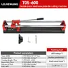 Máquina de Cortar Azulejos com Base de Aço de Duas Trilhas Faca de Empurrar para Azulejos de Parede Externa e Piso, Faca de Corte Manual, Segmentada 400 800 1200