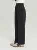 Pantalones Casuales de Pierna Ancha con Forro de Felpa para Niñas Pudding Haru 2025 Invierno Nuevos Versátiles Cálidos Largos