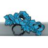 W60455 Estilo Antiguo de Cobre DIY Color Dinastía Qing Tardía Pasador Hecho a Mano Corona de Pelo Broche de Flor Accesorios de Material 29*47mm