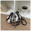 Bolsa Saco Elegante de Bolinhas 2026 Verão Simples Grande Capacidade Bolsa de Ombro Único Elegante Estilo Coreano Bolsa Transversal de Nicho