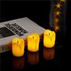 Venta Directa de Fábrica Luces de Velas Electrónicas LED, Velas Realistas con Núcleo Negro que Gotean Lágrimas, Luces Nocturnas Decorativas, Regalos
