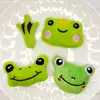 Patas de Rana Verdes de Dibujos Animados Felpa Funda para Teléfono Móvil Accesorios para el Cabello Lindo Tela Rellena de Algodón Accesorios de Vestimenta