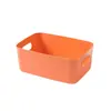Cesta de almacenamiento de escritorio, caja de almacenamiento para cosméticos del hogar, baño, cocina, dormitorio, artículos diversos, refrigerios, caja de plástico
