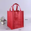 Fabricantes direto da fábrica bolsa não tecida tridimensional grossa bolsa de compras de supermercado bolsa dobrável pode ser personalizada com logotipo