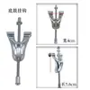 Conjunto Completo de Acessórios para Bateria: Acessórios para Ferragens de Bateria, Braçadeira Universal para Tom de Caixa, Ferragem de Tom de Bateria, Braçadeira de Parede para Surdo, Gancho de Pedal para Bumbo