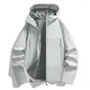 Chaqueta cortavientos multifuncional para exteriores con tecnología de tres pruebas, chaqueta softshell, chaqueta con capucha para pareja para montañismo