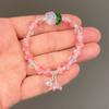 Novo Estilo Chinês Estilo Chinês Orquídea Pulseira de Cristal Nicho All-match Simples Luz de Luxo Estilo Antigo Namorada Estudante Pulseira